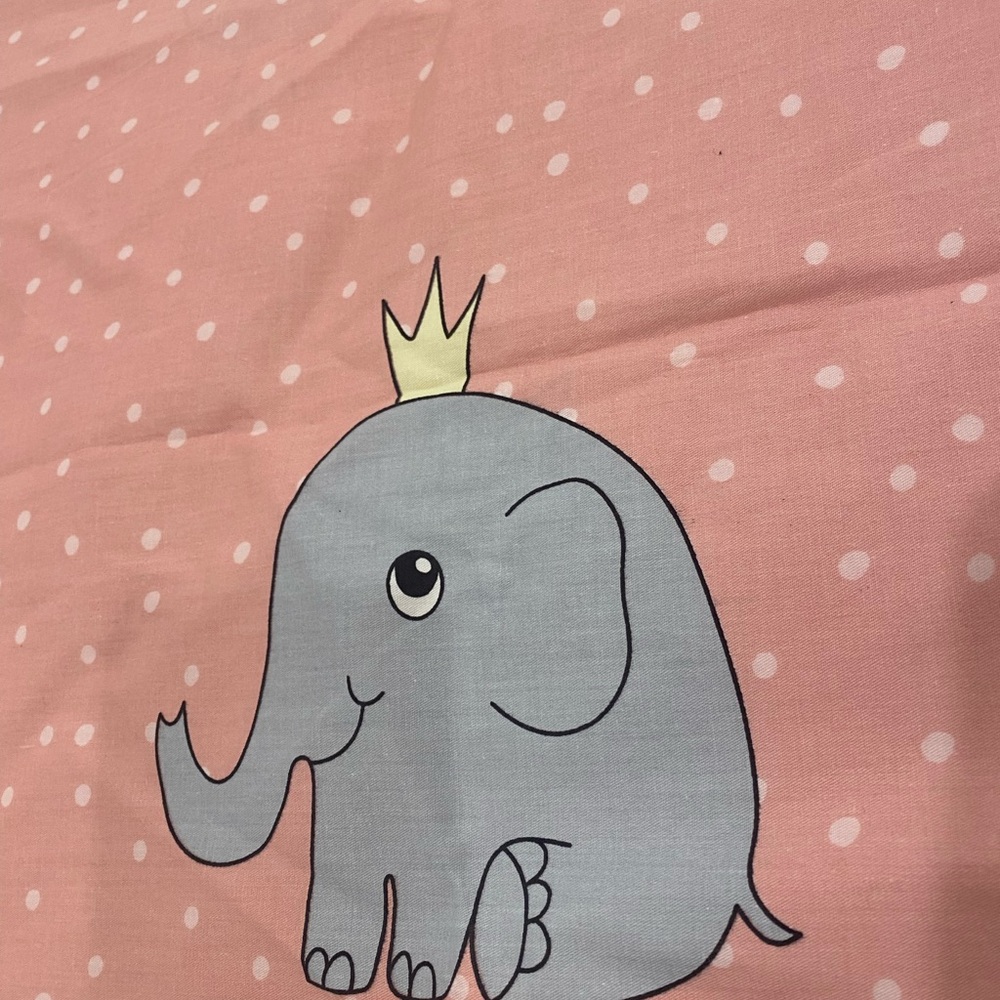 Pink Elephant Kids Blanket